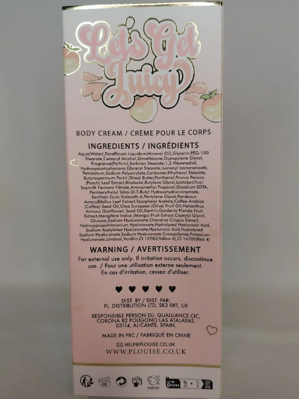 P.Louise - Let's Get Juicy Peaches and Cream Body Lotion